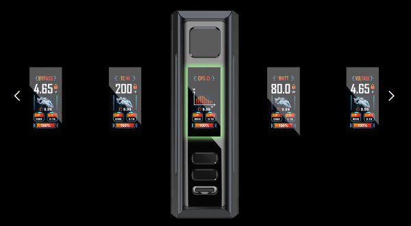 zelos m80 aspire kit sigaretta elettronica con modalità Watt Voltage Bypass Tc