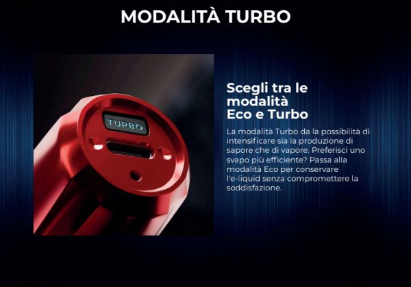 avomi cliq sigaretta elettronica con modalità eco e turbo