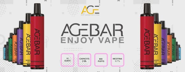 agebar disposable e-cigarettes flavors