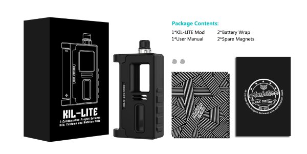 kil lite box mod kit ambition mods package contents