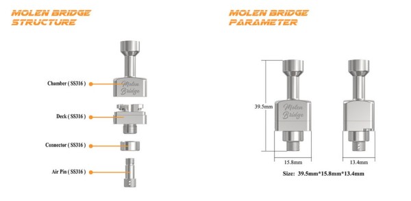 molen bridge atomizer for boro tank