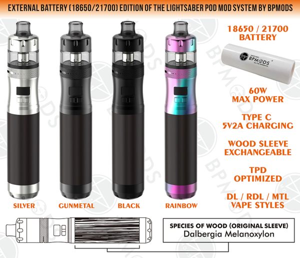 lightsaber x bp mods istruzioni per l'uso