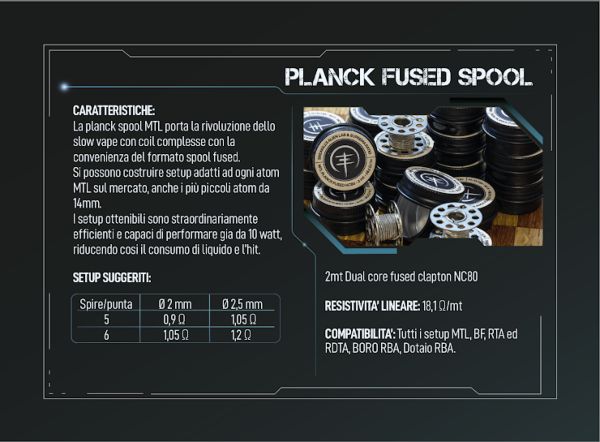 Planck Fused Spool Breakill's Alien Lab Filo Resistivo complesso