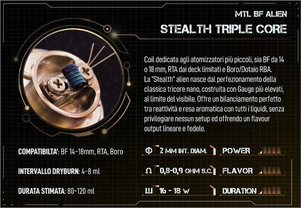 Stealth triple core coil complessa breakill's mtl