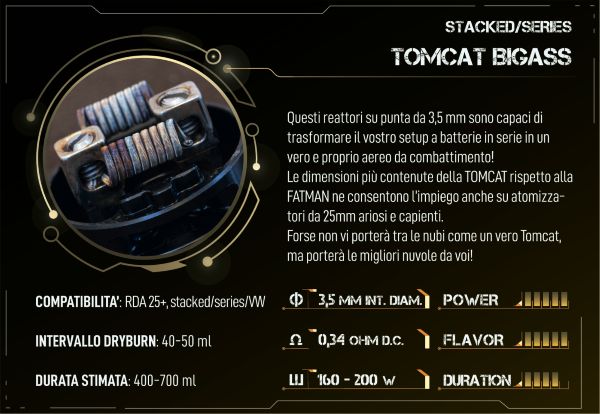 TOMCAT bigass resistenze prefatte da polmone breakill alien lab