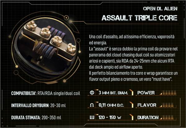 assault triple core breakills coil complesse