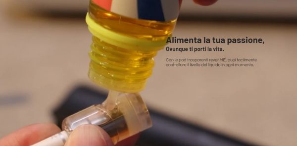 rever me da one pod mod con riempimento serbatoio laterale