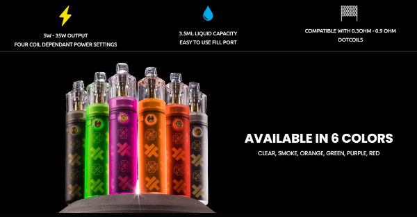 DotStick Revo DotMod Pod Mod features