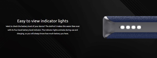 dotmod dotpod s pod mod compatible with 800mAh integrated battery
