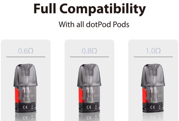 dotpod lite dotmod sigaretta elettronica compatibile con cartucce dotpod