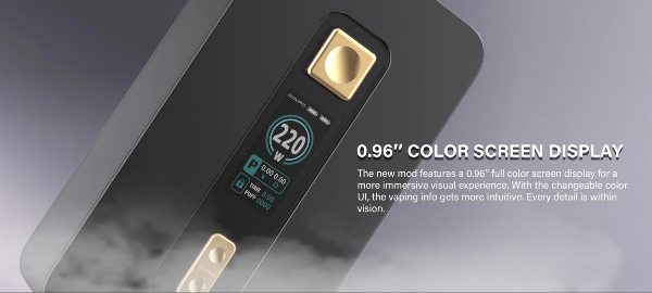 dovpo themis box mod with 0.96-inch full-color display