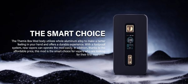 dovpo themis box mod dual battery 18650 made of aluminum alloy