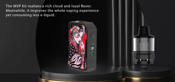 MVP Dovpo electronic cigarette kit composed of atom and 510 box