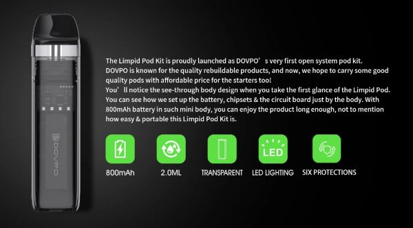 limpid kit prima pod mod dovpo a sistema aperto