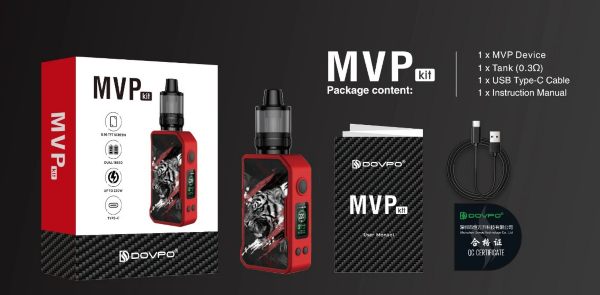 mvp 220w dovpo kit package contents