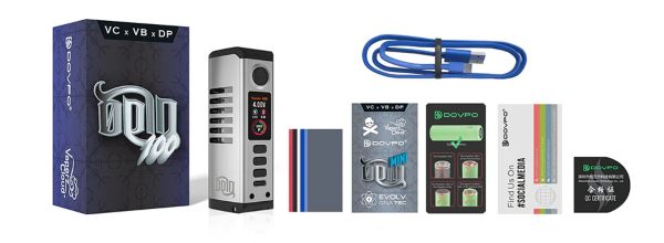 odin 100w dovpo box mod contenuto della confezione