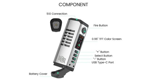 odin 100w dovpo componenti box mod
