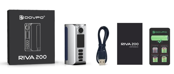 riva box mod dovpo contenuto della confezione