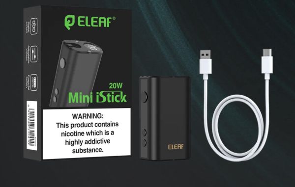 Eleaf Mini iStick 20W Box Mod package contents