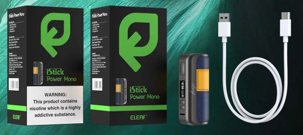 contents of the eleaf istick power mono box mod package