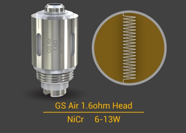 caratteristiche tecniche resistenze eleaf gs air 1.6 ohm