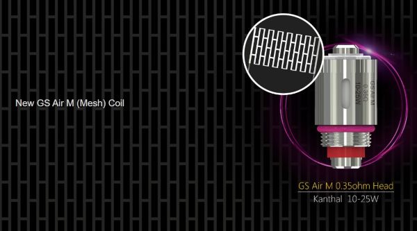 caratteristiche tecniche resistenze eleaf gs air M 0.35 ohm