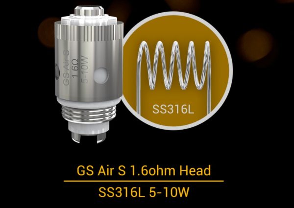 caratteristiche tecniche resistenze eleaf gs air S 1.6 ohm
