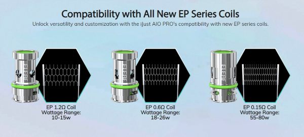 eleaf ijust aio pro sigaretta elettronica compatibile con resistenze ep coil