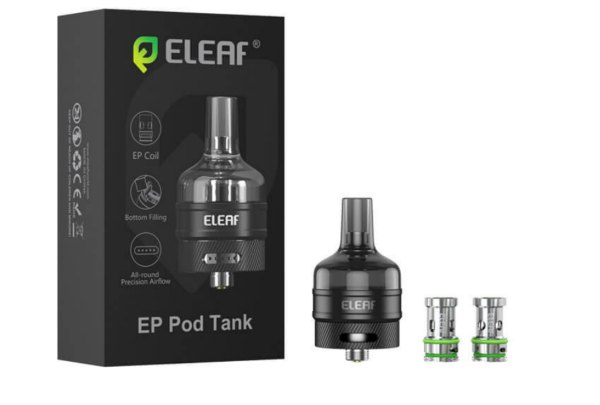 ep pod tank 2ml atomizzatore eleaf contenuto della confezione