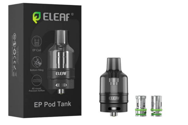ep pod tank 5ml eleaf atomizzatore contenuto della confezione