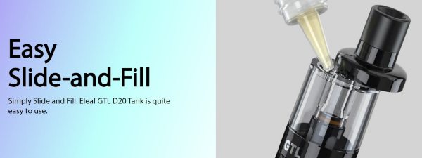 gtl d20 pod tank atomizzatore con refill dall'alto