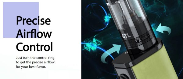 gtl d20 pod tank atomizzatore con tiro regolabile