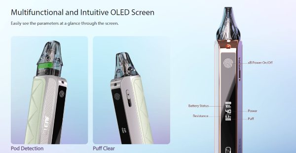 icita eleaf sigaretta elettronica con conta puff