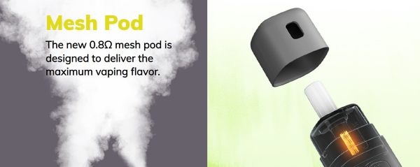 iore crayon pod eleaf con resistenza integrata a mesh
