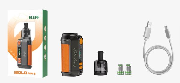 isolo air 3 eleaf kit contenuto della confezione