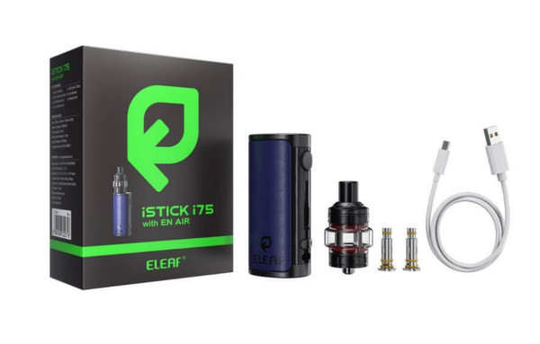 istick i75 en air kit eleaf kit contenuto della confezione