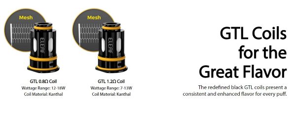 resistenze gtl coil compatibili con d20 pod tank eleaf