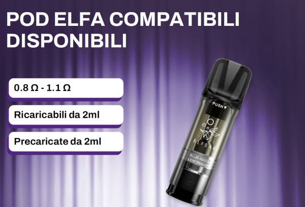 elfa master elfbar sigaretta elettronica compatibile con pod elfa precaricate e ricaricabili