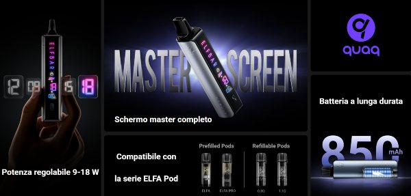 elfa master sigaretta elettronica elfbar caratteristiche tecniche