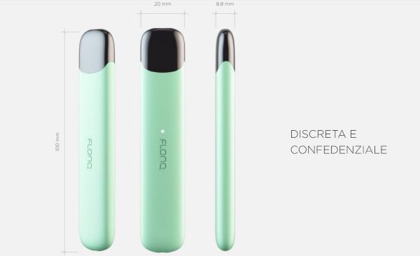flonq alpha disposable e-cigarette dimensions