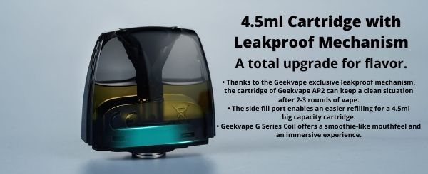 aegis pod 2 geekvape 4.5ml liquid tank