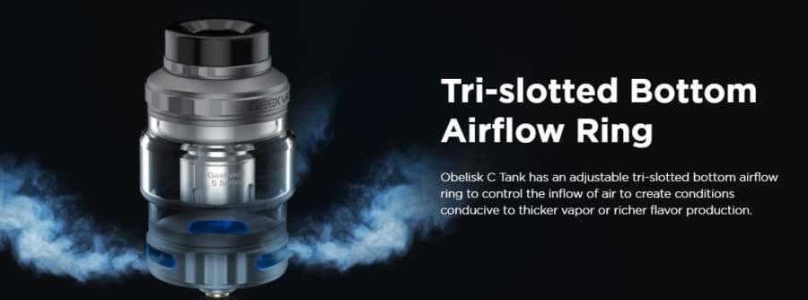 non-rebuildable atomizer obelisk cerberus tank geekvape