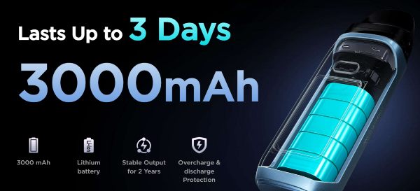 digi max geekvape sigaretta elettronica con batteria integrata 3000 mah