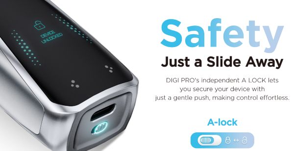 digi max geekvape sigaretta elettronica con blocco tasti