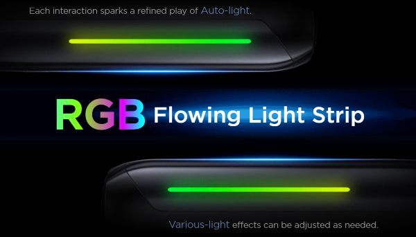 digi max geekvape sigaretta elettronica con striscia led RGB a colori interattiva