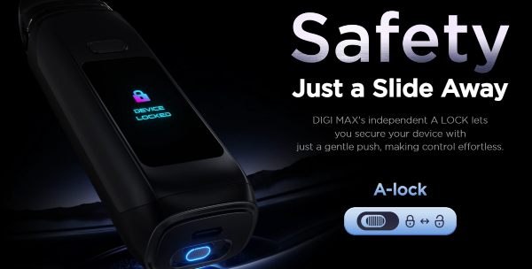 digi max geekvape sigaretta elettronica con tastp lock unlock