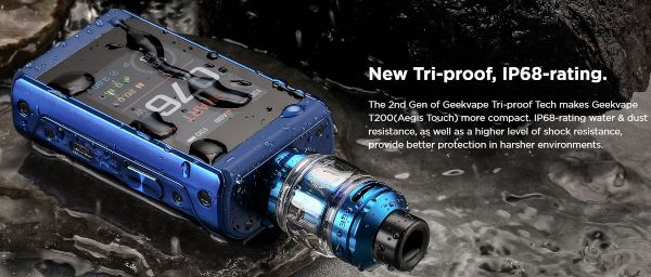 geekvape t200 aegis touch sigaretta elettronica waterproof