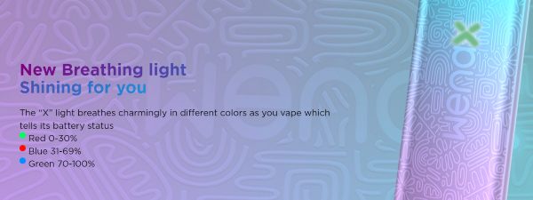 geekvape wenax q mini sigaretta elettronica con led luminoso per livello residuo batteria