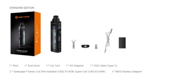 geekvape z100c dna kit package contents