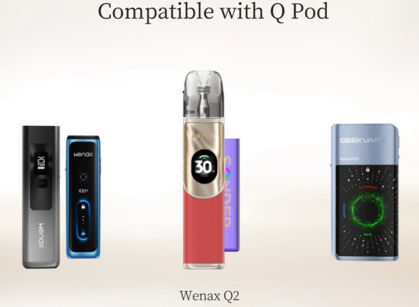 wenax q2 geekvape sigaretta elettronica compatibile con cartucce q pod